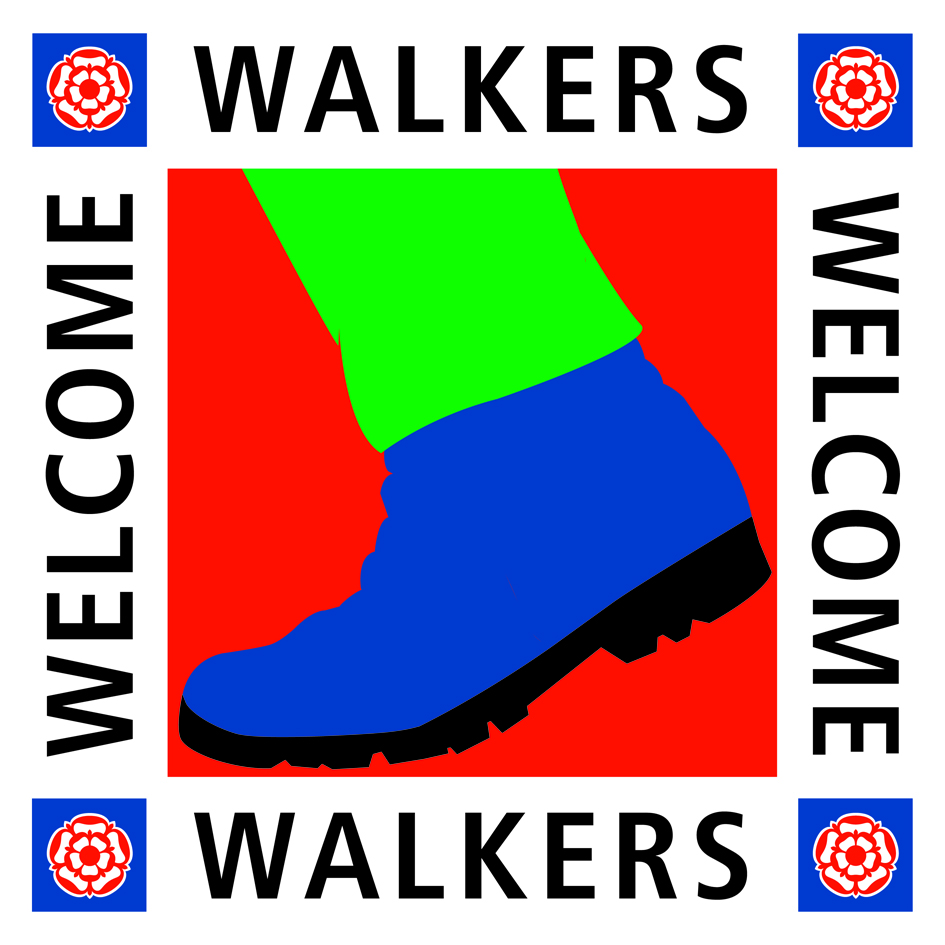 Walkers Welcome Award at Puddle Cottage!