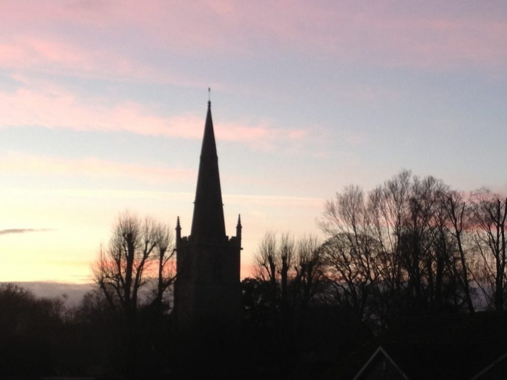 Edith Weston Church at Christmas