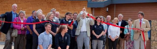 Sir David opens new centre at Rutland Water